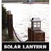 UNIQUE ARTS M24001 SOLAR LANTERN SOLAR LIGHT - STAINLESS STEEL