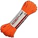Paracord Planet Mil-Spec Commercial Grade 550lb Type III Nylon Paracord Solid Colors (Neon Orange, 50 Feet)