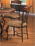 Set of 2 Dark Dining Chairs