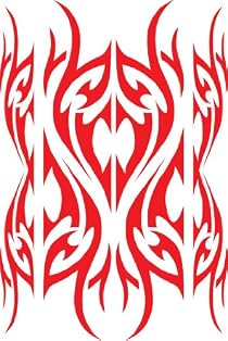 Tribal Decals Bonnet Red