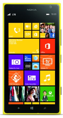 detail Nokia Lumia 1520, Yellow 16GB (AT&T)