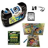 Fisher-Price Kid-Tough See Yourself Digital Camera - Black Bundle