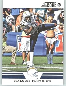 2012 Score Football Card #228 Malcom Floyd - San Diego Chargers (NFL Trading Card)