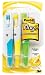 Post-it® Flag Highlighter, Ideal For Marking and Highlighting, Yellow, Blue, Green and 3/8 -inch Flags, Three per Pack