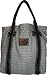 Women's Guess Purse Handbag Founders Tote Black/White Signature Print