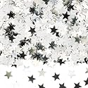 14g Silver Star table confetti - Fabulous Silver Star wedding party table confetti