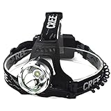 GOODGOODS LED ヘッドライト 充電式 ヘッドランプ CREE XM-L T6 1800LM 3モード機能付き【一年保証】 HL80 社主