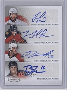 Drew Shore, Jonathan Huberdeau, Michael Caruso, Quinton Howden Florida Panthers (Hockey Card) 2013-14 Panini Playoff Contenders Contenders Fours #C4-RK7