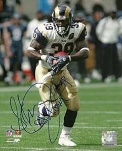 Steven Jackson Signed Photograph - 8x10 W COA - Autographed NFL Photos