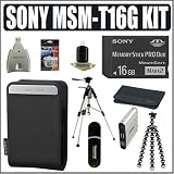 Sony MSM-T16G 16GB Memory Stick Pro Duo With Deluxe Accessory Outfit