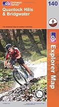 Quantock Hills and Bridgwater (OS Explorer Map)