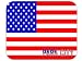US Flag - Park City, Utah (UT) Mouse Pad