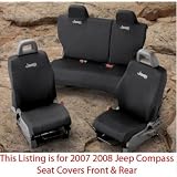2007-2010 Jeep Compass Jeep Patriot Seat Covers Front and Rear GENUINE MOPAR OEM by Mopar