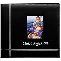 Embroidered Stitched Leatherette Scrapbook Album