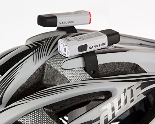 AWE® Nano FireTM USB 24 Lumens Rechargeable Light Set Front/Rear White CE Approved