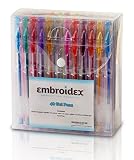 48 Piece Pen Set of Multicolor Gel Pens - Ideal for Scrapbooking, Coloring, Doodling, Sketching and Craft - Includes Metallic, pastels, Neon, Glitter, Neon Color Pens - Makes a great Gift for Kids Children & Adults