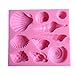 Sealike Cute Romantic Seashell Sea Shell Silicone Cake Fondant Mold Chocolate Mold with Stylus