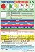 Fractions, Decimals and Percentages Educational Maths Poster 40x60cm