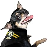 MLB Oakland Athletics Black Small Pet Bandana (Small/Medium)