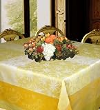 Table Cloth 60-inch Square & 4 Napkins Set, Primavera made in Italy