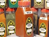 CHILI POWDER MILD FRESHLY PACKED IN LARGE JARS, spices, herbs, seasonings, hot