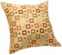 Brentwood Geometric Chenille 20 by 20-Inch Jacquard Pillow, Sand