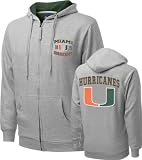 Miami Hurricanes Griffin Legend Thermal Lined Full-Zip Hooded Sweatshirt