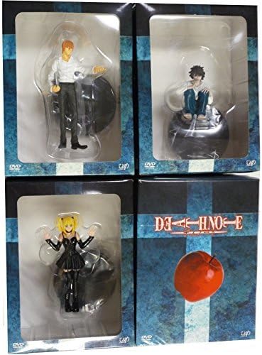Death Note DVD First Press Limited original figure Yagami ? L ? Misa Amane god of death the Great 4 pieces