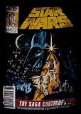 Star Wars A New Hope The Saga Continues Comic Cover T-Shirt Select Shirt Size: Medium