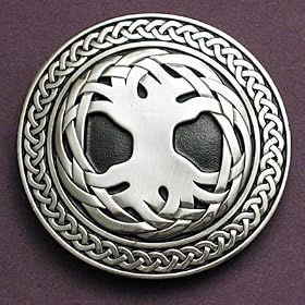 Tree Of Life Belt Buckle Celtic Knot Polished