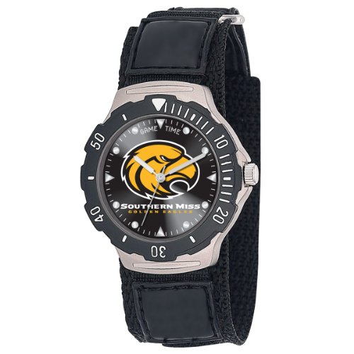 Game Time Unisex COL-AGV-SMS Southern Miss Agent Velcro Watch