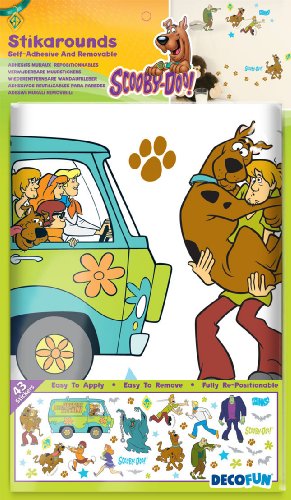 Decofun, Scooby Doo Stikarounds, Self Adhesive Wall Stickers