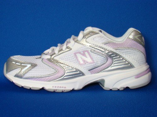 New Balance 733 Weite B Laufschuhe weiß/silber/flieder, Größe:36