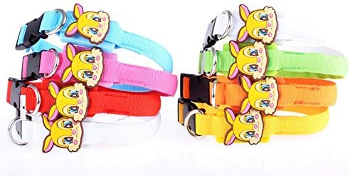 Cute LED Dog Collar - Customized Packaging - Safe. Length: 18-28 cm. Width: 2.5cm