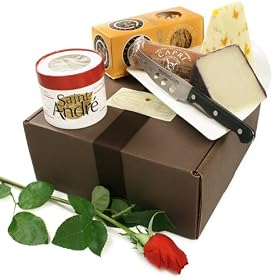 Assortment of Romantic Cheeses in Gift Box (3.4 pound) by igourmet.com