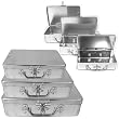 3 Pc Aluminum Storage Box w/ Lockable Clasp and Handle (fls)
