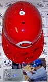 Pete Rose Hand Signed Cincinnati Reds Full Size Authentic Batting Helmet - Autographed MLB Helmets and Hats