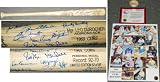 1969 Chicago Cubs Team Autographed Blonde Engraved Limited Edition Adirondack Baseball Bat