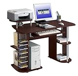 Mad Tech 30x24x48 Chocolate 100% Mdf Construction Computer Office Desk Tabl ....