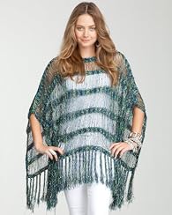 Boucle Fringe Poncho