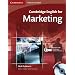 Cambridge English for Marketing Student's Book with Audio CD