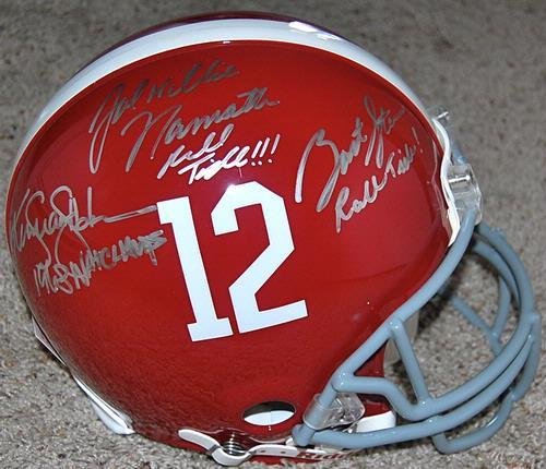 University of Alabama Autographed / Signed NCAA Football Helmet - Autographed College Helmets