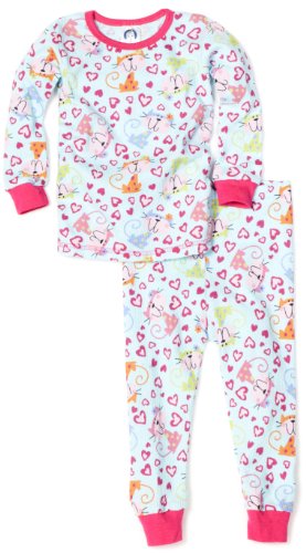Gerber Baby-Girls Infant Leopard Kitty Thermal 2-Piece Underwear Set