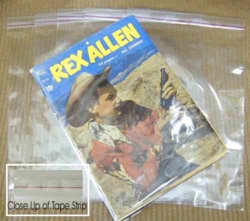 2000 Polypropylene (Plastic) Resealable Outer Sleeves with Flap for Golden Age Size Comics #CXSPGARS (7-5/8
