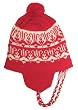 Handmade Alpaca Winter Hat - Strawberry (Kids Small)