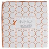 SwaddleDesigns Ultimate Receiving Blanket - Orange Mod Circles