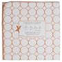 SwaddleDesigns Ultimate Receiving Blanket - Orange Mod Circles