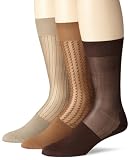 Stacy Adams Mens 3-pack Silkies Socks