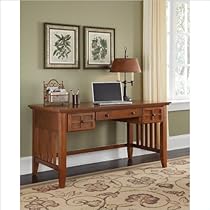 Big Sale Home Styles 5180-15 Arts and Crafts Executive Desk, Cottage Oak Finish