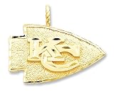 14k NFL Kansas City Chiefs Charm